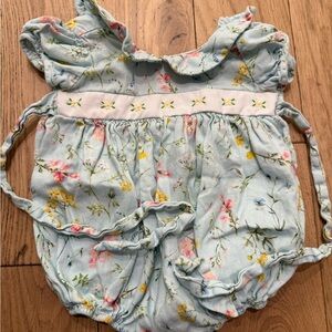 Lulu Bebe Floral Bubble Romper 12M